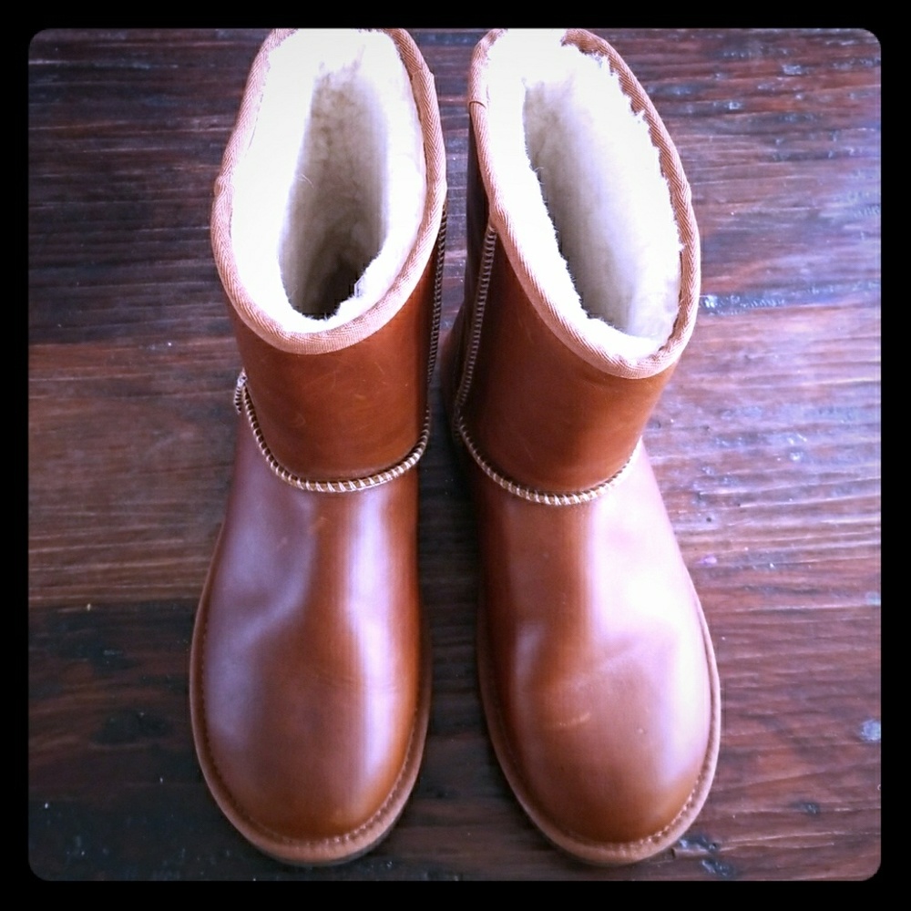 UGG Short Leather Boots
